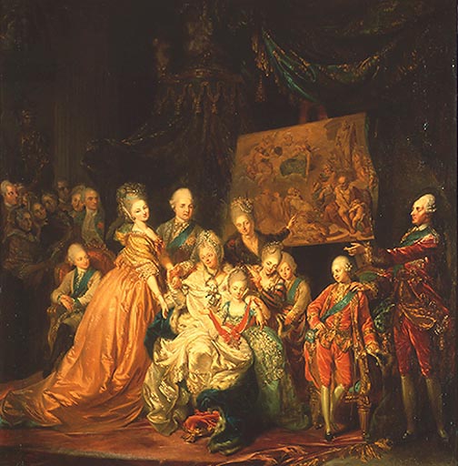 Maria Antonia v.Sachsen u.Kinder a Maria Antonia Kurfuerstin Friedrich Christian von Sachsen