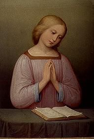Praying child. a Marie Ellenrieder