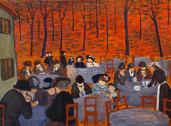 The beer garden a Marianne von Werefkin