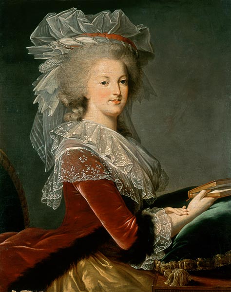 Portrait of the queen Marie Antoinette a Marie Elisabeth-Louise Vigée-Lebrun