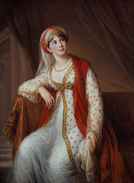 Portrait of the singer Grassini. a Marie Elisabeth-Louise Vigée-Lebrun