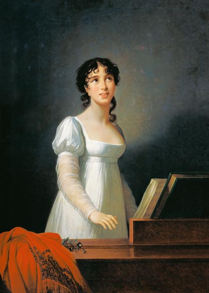 Bildnis der italienischen Sängerin A. Katalani. a Marie Elisabeth-Louise Vigée-Lebrun