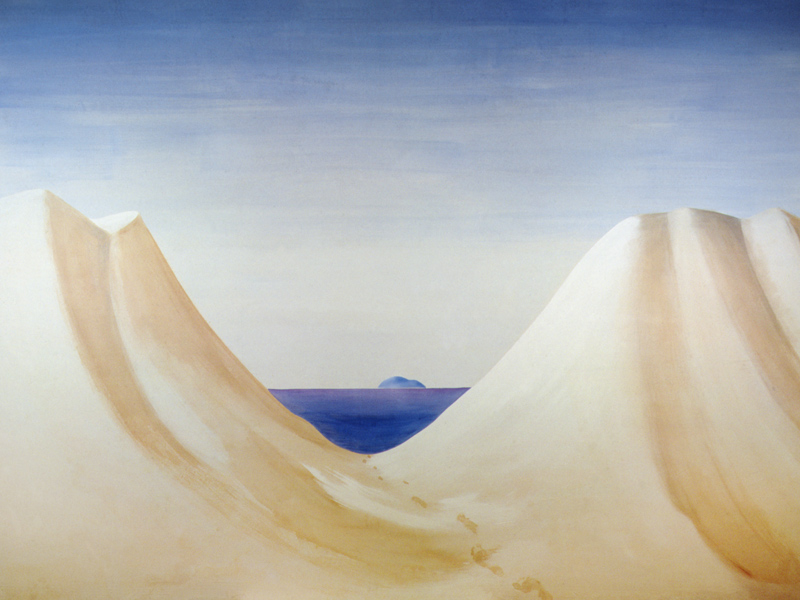Les Dunes, 1987 (acrylic on canvas)  a Marie  Hugo