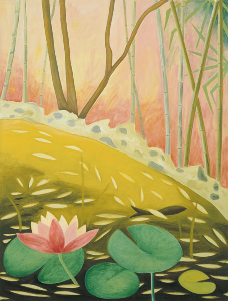 Water Lily Pond II, 1994 (oil on canvas)  a Marie  Hugo