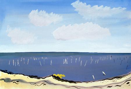 L''Etang de l''Or, 1987 (gouache on paper) 