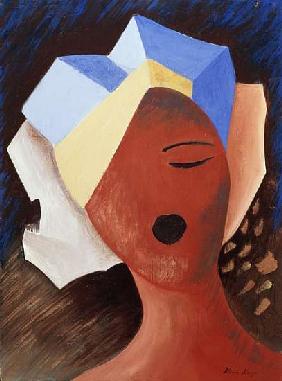 Zoe Chante I, 1993 (tempera on wood) 