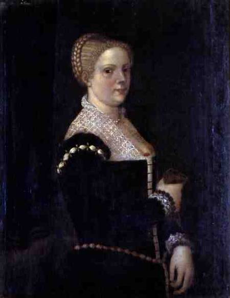 Self Portrait of the Artist a Marietta Robusti Tintoretto