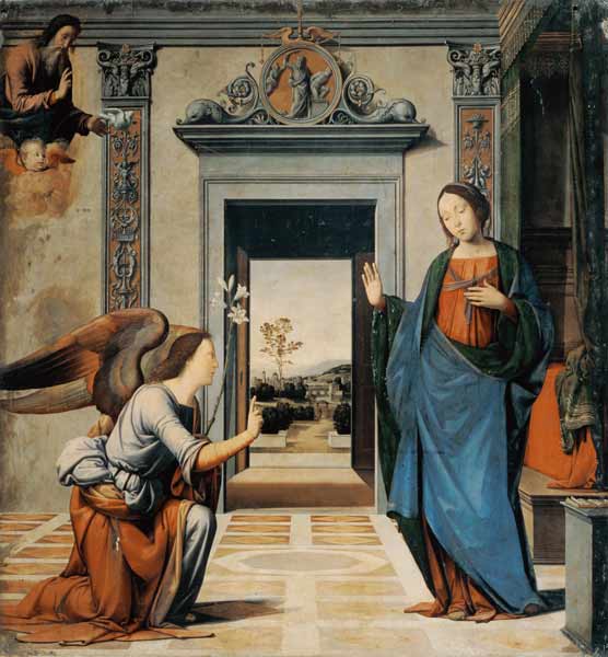 Verkündigung Mariae. a Mariotto di Bigio Albertinelli