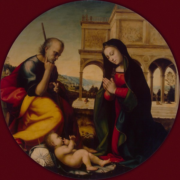 The Adoration of the Christ Child a Mariotto di Bigio Albertinelli