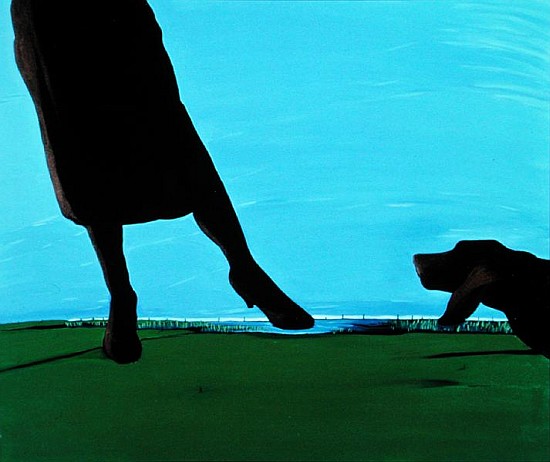 First Encounter, 1997 (acrylic on canvas)  a Marjorie  Weiss