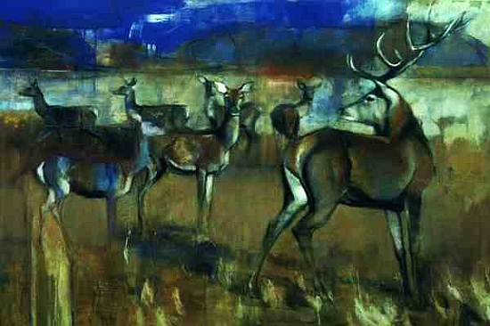 Gathering Deer a Mark  Adlington