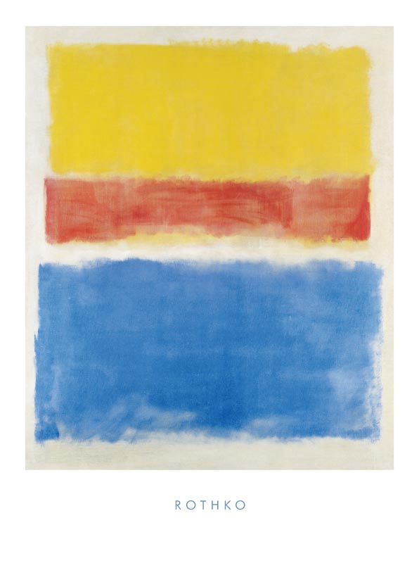 Untitled (Yellow-Red and Blue) a Mark Rothko