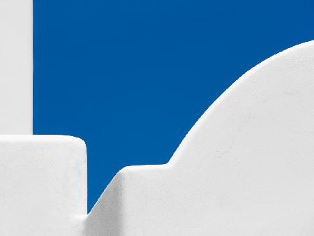 modern Cycladic architecture - abstract