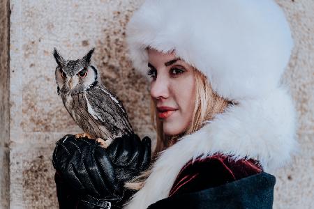 Beauty and owl