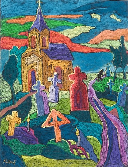 Day of the Dead, 2006 (pastel on paper)  a Marta  Martonfi-Benke