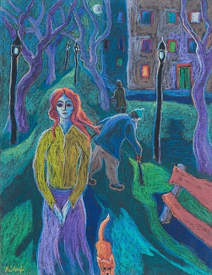 Evening Walk, 2005 (pastel on paper)  a Marta  Martonfi-Benke