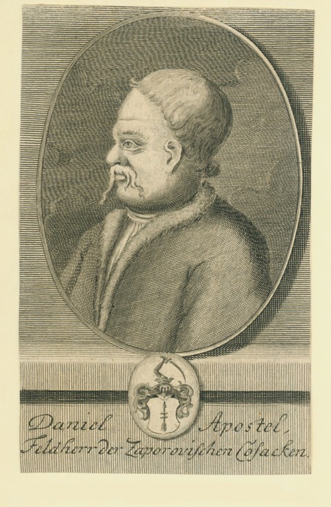 Hetman Danylo Apostol (1654-1734) a Martin Bernigeroth