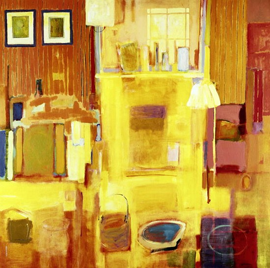Room at Giverny, 2000 (acrylic on canvas)  a Martin  Decent