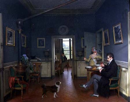 Interior of a Dining Room a Martin Drolling