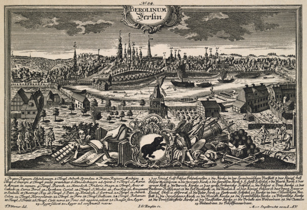 View of Berlin from the north a Martin Engelbrecht