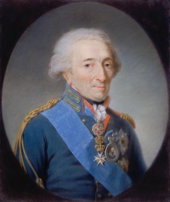 Portrait of Prince Nikolay Ivanovich Saltykov (1736-1816) a Martin Ferdinand Quadal