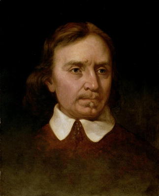 Portrait study of Oliver Cromwell (1599-1658) (oil on canvas) a Martin Johnson Heade