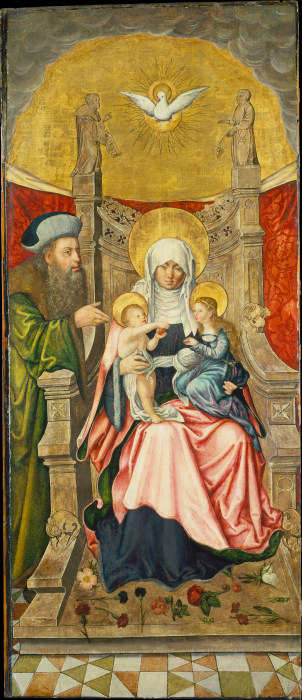 Saint Anne with the Virgin and Child, and Joachim a Martin Kaldenbach