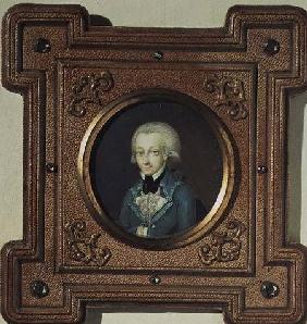 Portrait of Wolfgang Amadeus Mozart (1756-91)