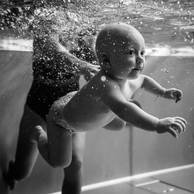 Underwater swimming a Martin Krystynek, QEP