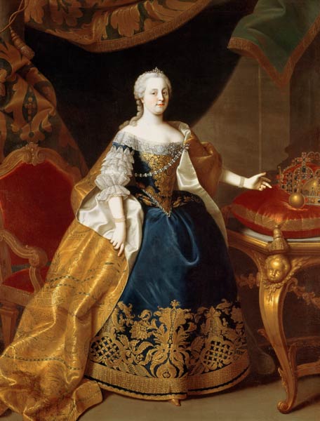 Portrait of the Empress Maria Theresa of Austria (1717-80) a Martin Mytens