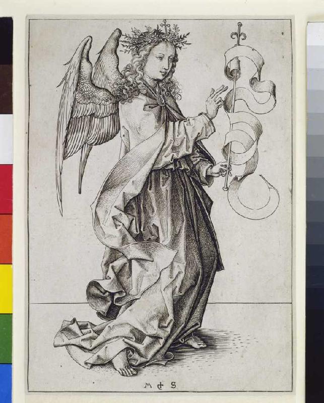 Der Engel der Verkündigung a Martin Schongauer