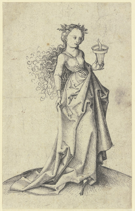 Wise maiden a Martin Schongauer