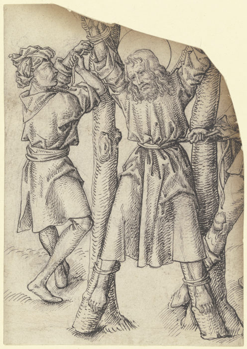 Kreuzigung des Heiligen Andreas a Martin Schongauer