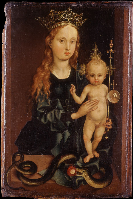 Madonna with Child a Martin Schongauer