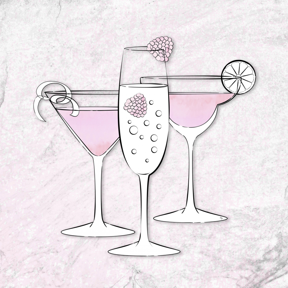 Pink Drinks a Martina