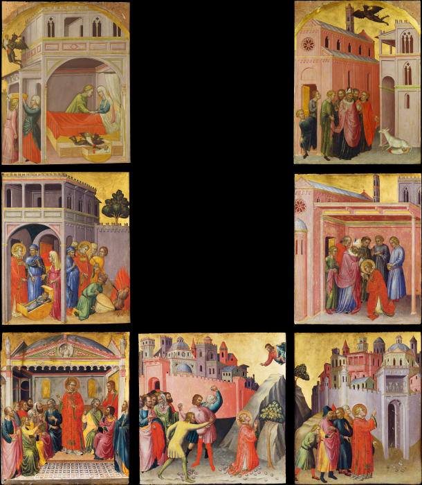 Seven Scenes from the Legend of St. Stephen a Martino di Bartolomeo