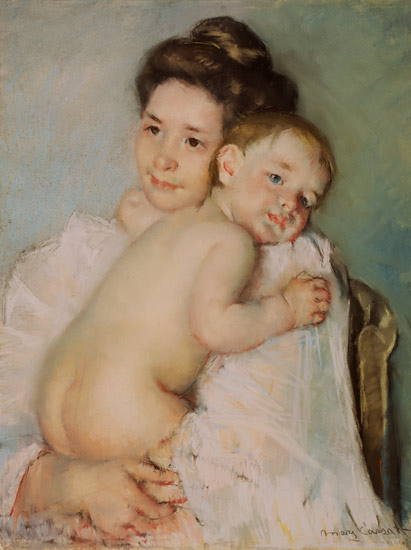 Young mother a Mary Cassatt