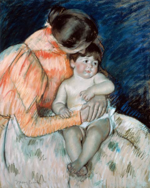 Mother and child a Mary Cassatt