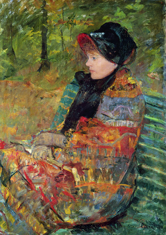 M.Cassatt, Autumn or Mademoiselle C. a Mary Cassatt