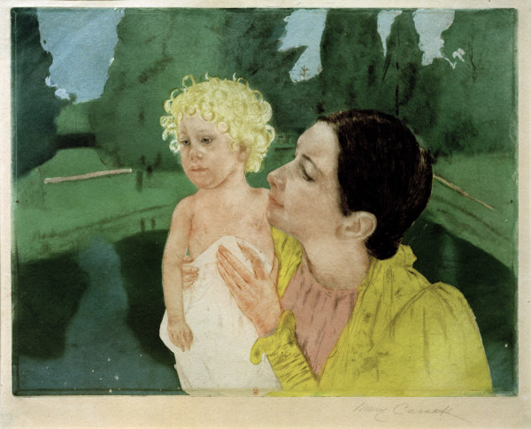 Cassatt / Woman Playing with a Child a Mary Cassatt