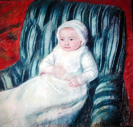 Child on a Sofa, Miss Lucie Berard stel on a Mary Cassatt
