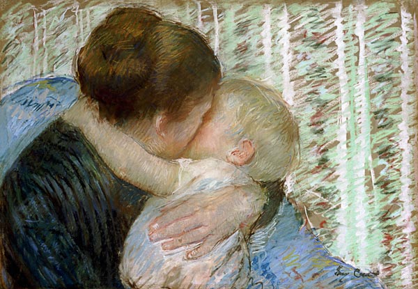 Der Gute-Nacht-Kuss. a Mary Cassatt