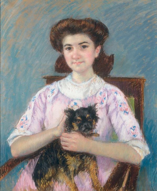 Portrait de Marie-Louise Durand-Ruel a Mary Cassatt