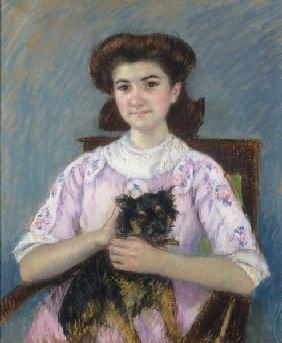 M.Cassatt, Portrait of Marie-Louise...