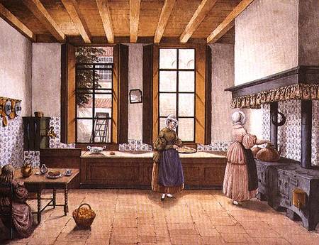 Kitchen of the Zwijnshoofd Hotel at Arnhem a Mary Ellen Best