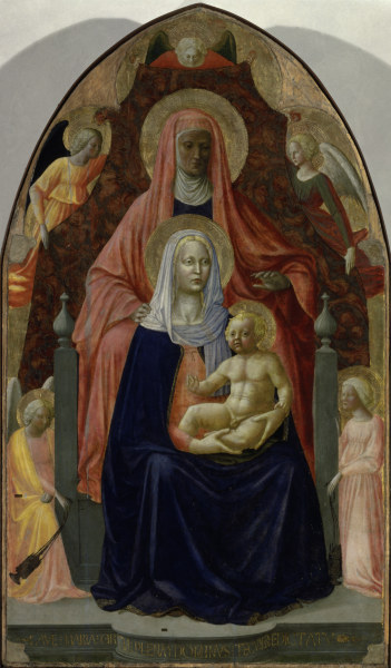 St.Anne, Mary & Child a Masaccio