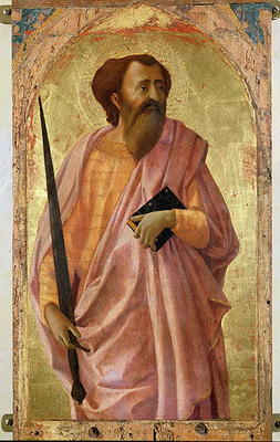 St. Paul, 1426 (tempera on panel) a Masaccio