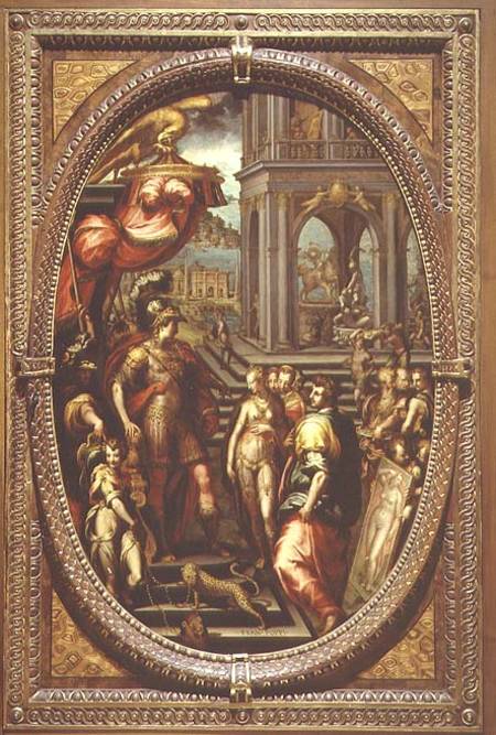Alexander the Great giving Campaspe to Apelles a Maso  da San Friano