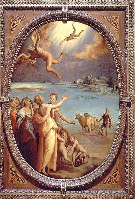 The Fall of Icarus a Maso  da San Friano