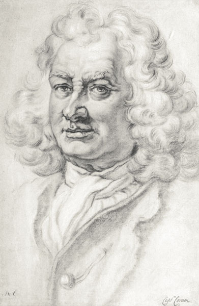 Portrait of Captain Thomas Coram (c.1668-1751) a Mason Chamberlin